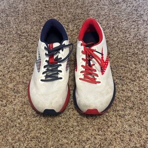 Brooks Launch Men's Red and Navy Running Shoes